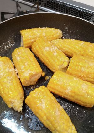 屋台風☆バターチーズ焼きとうもろこし-レシピのメイン写真