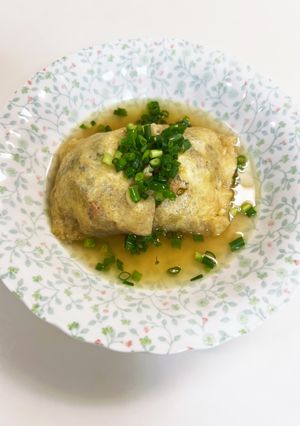 野菜入り油揚げ巾着のコンソメ煮-レシピのメイン写真