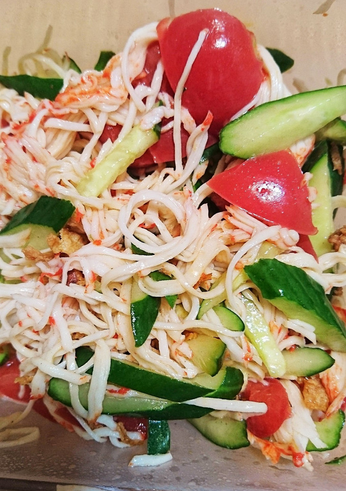 野菜の残りを中華サラダに-レシピのメイン写真