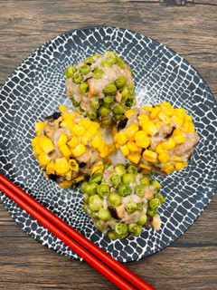 簡単☆コーンとグリーンピース焼売-レシピのメイン写真