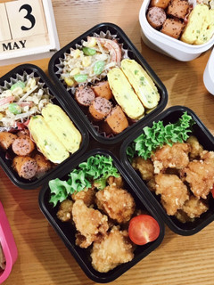 鶏唐揚げ弁当 22/5.13-レシピのメイン写真