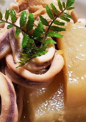 お年寄り絶賛シリーズ☆大根☆イカ煮込み☆-レシピのメイン写真