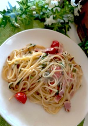 ワンパン☆和風パスタ-レシピのメイン写真