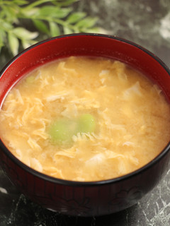 簡単!そらまめのかき玉汁(お味噌汁)-レシピのメイン写真