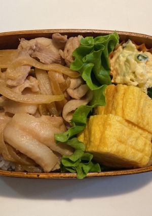スタミナ生姜焼き弁当-レシピのメイン写真