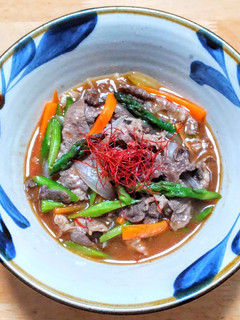 牛肉とアスパラガスのオイスターソース炒め-レシピのメイン写真