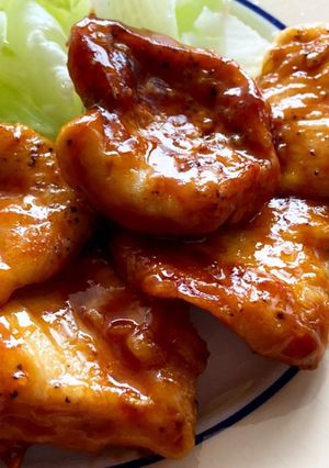 ＊濃厚！ご飯が進む！鶏胸肉のソース焼き＊-レシピのメイン写真