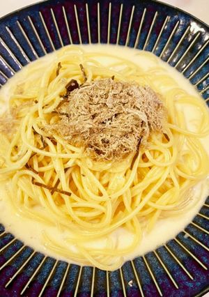 昆布のクリームスープパスタ-レシピのメイン写真
