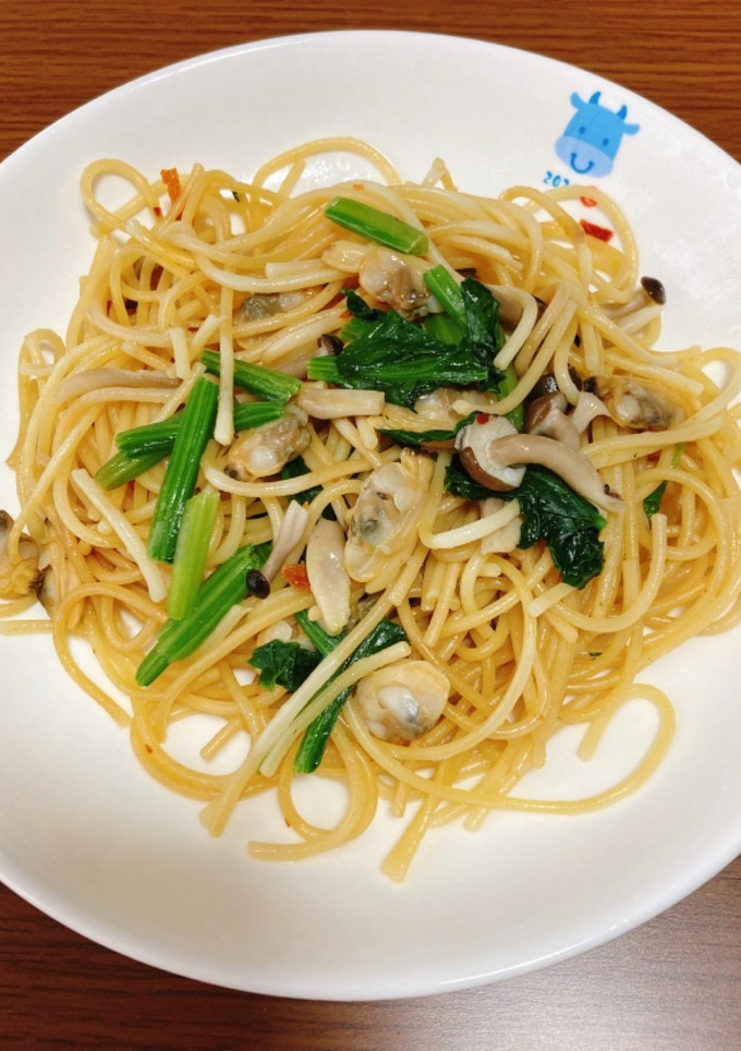 あさりとほうれん草の和風パスタ-レシピのメイン写真