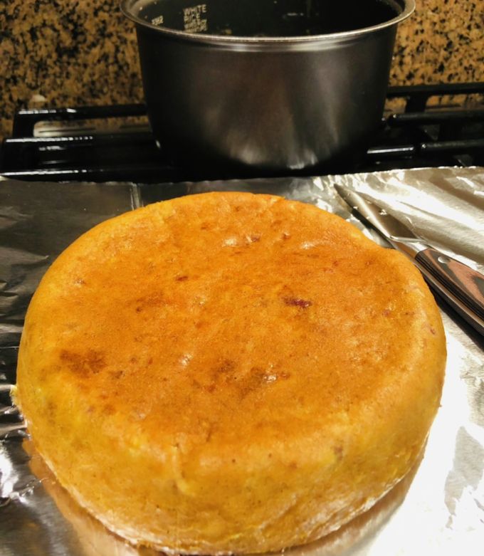 炊飯器バナナケーキ♡材料4つで失敗なし!-レシピのメイン写真