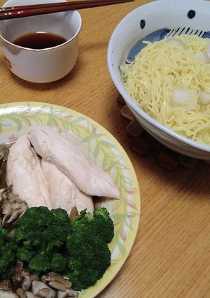 ★ざるつけラーメン✦ササミ具など添え★-レシピのメイン写真