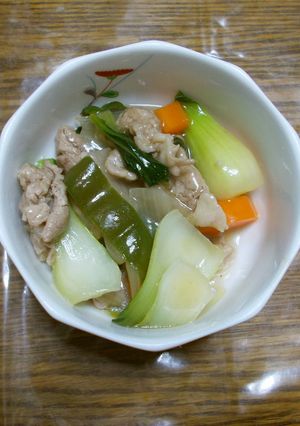 チンゲン菜の八宝菜-レシピのメイン写真