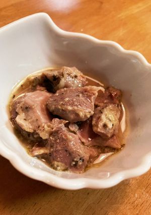 【ホットクック】おつまみ砂肝のオイル煮-レシピのメイン写真