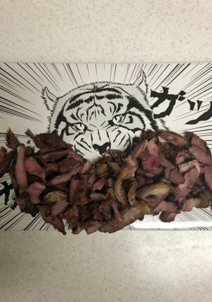 猪肉ブロックでの焼肉-レシピのメイン写真