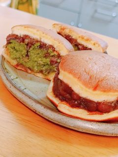 どらもっち風どら焼き☆あん抹茶カスタード-レシピのメイン写真