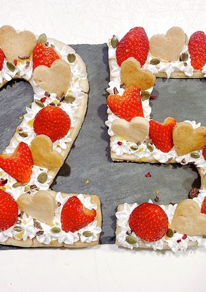 小麦、卵不使用、米粉100%誕生日ケーキ-レシピのメイン写真