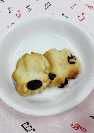 【保育園おやつ】卵不使用レーズンクッキー-レシピのメイン写真