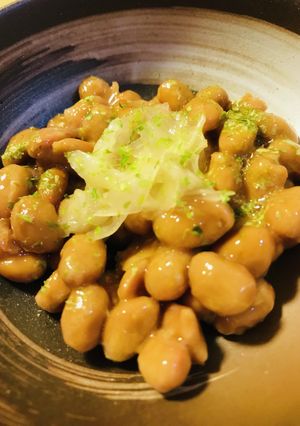 毎日の納豆●ショウガトッピング-レシピのメイン写真