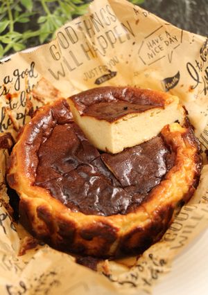 簡単！バスクチーズケーキ　バナナ風味-レシピのメイン写真