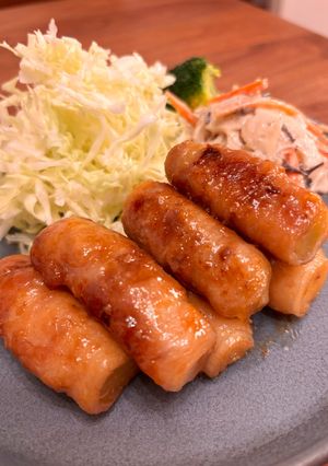 豚バラネギ巻き焼き-レシピのメイン写真
