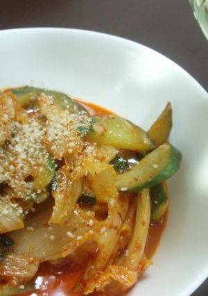 今宵の肴に。きゅうりキムチーズ-レシピのメイン写真
