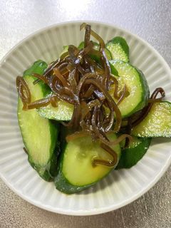簡単!きゅうりの塩昆布和え-レシピのメイン写真