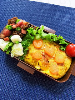 高校生娘のお弁当2022.05.16-レシピのメイン写真