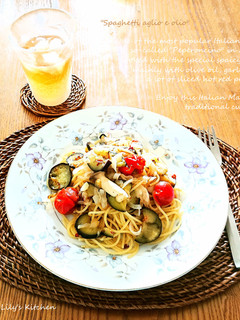 贅沢ペペロンチーノ☀彩り野菜入り-レシピのメイン写真