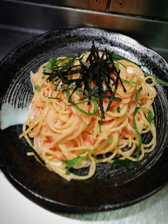 明太子クリームのパスタ❨(@≧↺≦@)❩-レシピのメイン写真