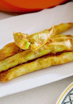 そら豆とえびのスティック春巻き-レシピのメイン写真