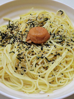 お茶漬けの素で和風パスタ-レシピのメイン写真
