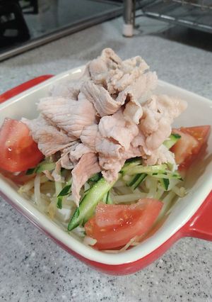 ☆簡単★もやしの冷しゃぶサラダ-レシピのメイン写真