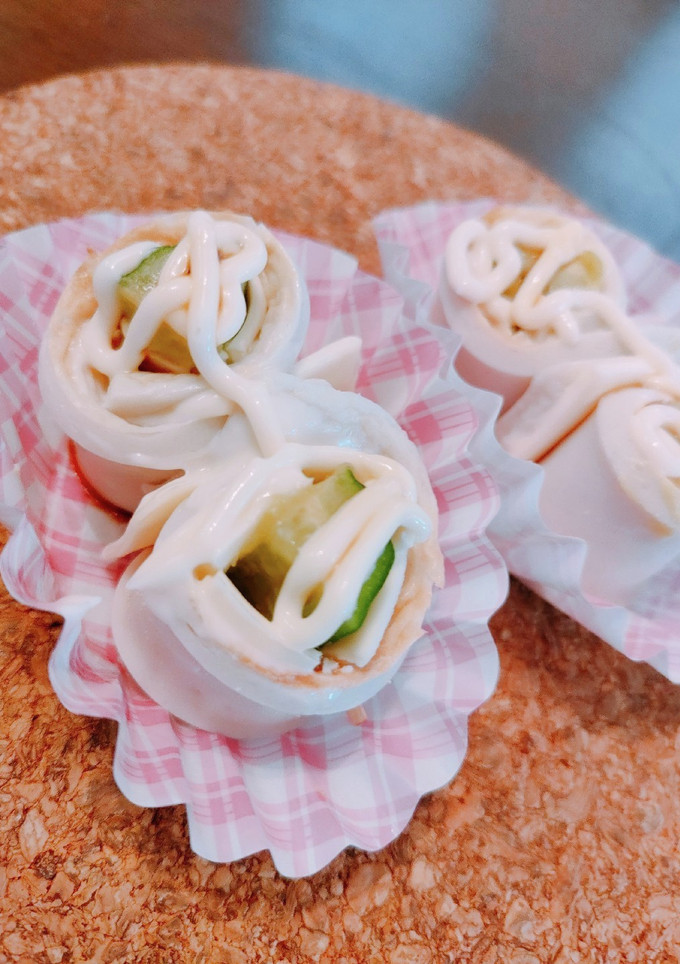 お弁当用☆マヨわさ味のちくわチーズロール-レシピのメイン写真