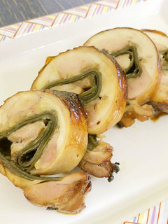 鶏もも肉の日高昆布ロール照り焼き-レシピのメイン写真