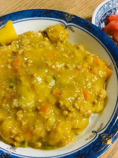 子ども喜ぶ☆バナナ風味の甘口カレー-レシピのメイン写真