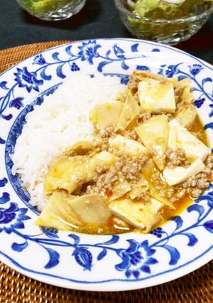 たけのこの姫皮入り麻婆豆腐-レシピのメイン写真