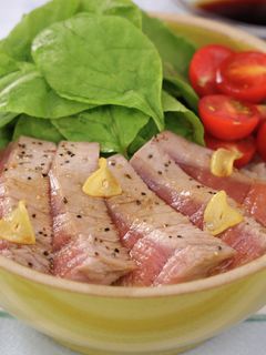 まぐろのレアステーキ丼-レシピのメイン写真