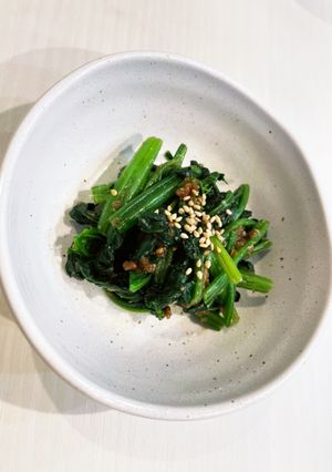 醤油麹でほうれん草の胡麻和え-レシピのメイン写真