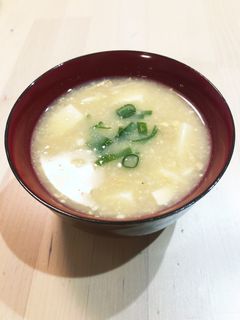 山芋とえのきとお豆腐のお味噌汁-レシピのメイン写真