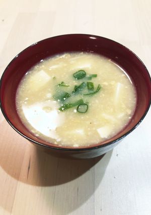 山芋とえのきとお豆腐のお味噌汁-レシピのメイン写真