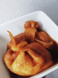 甘辛で美味しい♪もちチーズの巾着-レシピのメイン写真