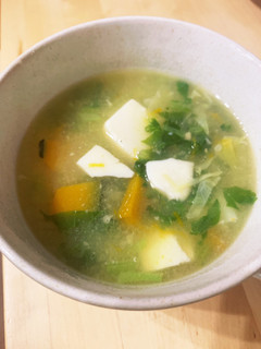 脾虚の為の栄養おかずお味噌汁-レシピのメイン写真