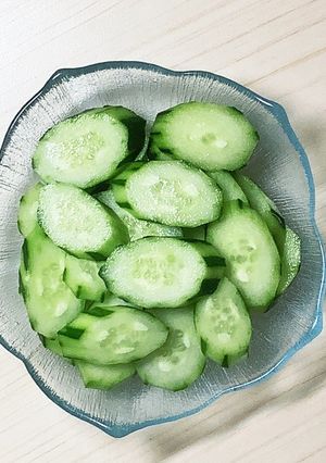 きゅうりの皮は少し残して切ろう！-レシピのメイン写真