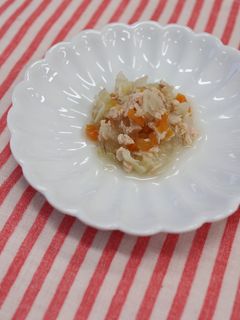 取分離乳食【鮭のちゃんちゃん焼き】中期-レシピのメイン写真