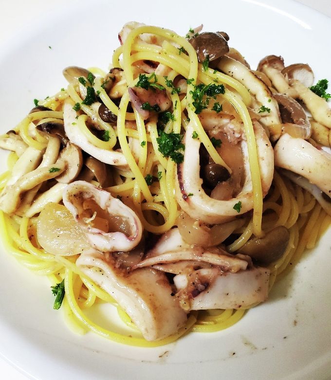 イカとアンチョビのパスタ-レシピのメイン写真