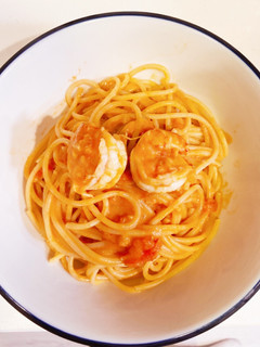 簡単♡海老の濃厚トマトクリームパスタ-レシピのメイン写真