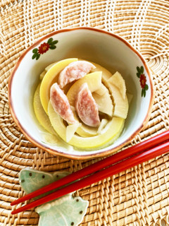 たけのこと雲仙ハムの旨煮-レシピのメイン写真