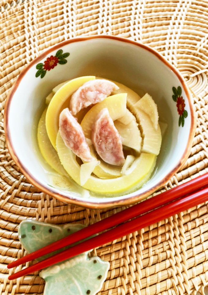 たけのこと雲仙ハムの旨煮-レシピのメイン写真