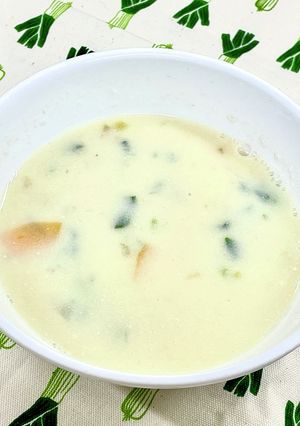【保育園給食】まろやかみそ汁『呉汁』-レシピのメイン写真