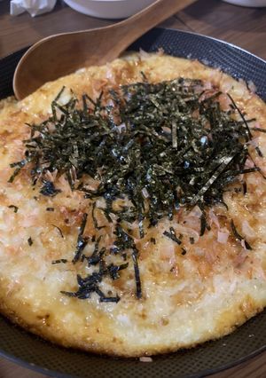 福岡の定番　山芋の鉄板焼き-レシピのメイン写真